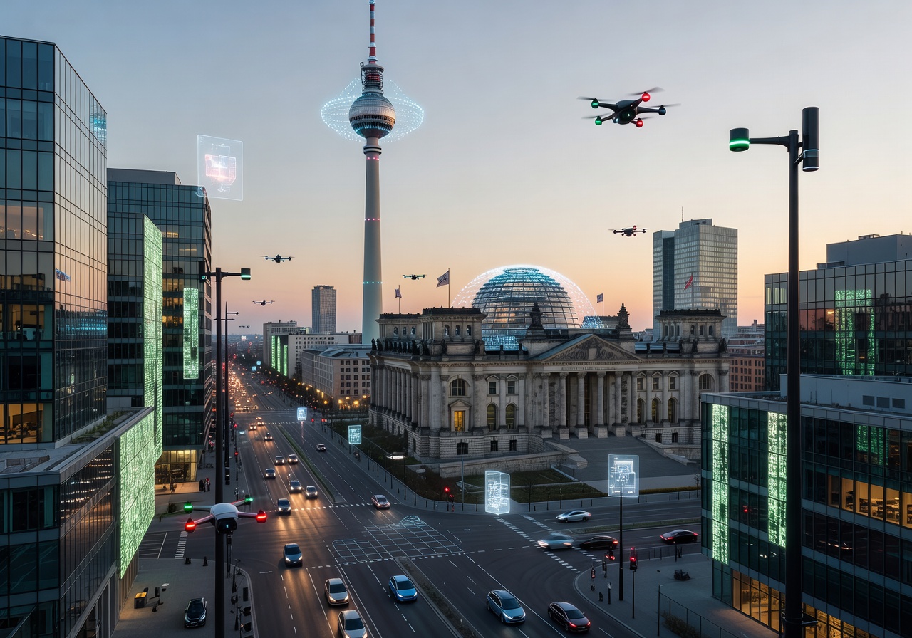 Berlin Cityscape Technology